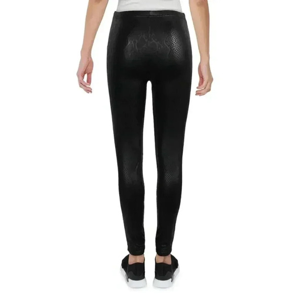 🔷 PLUSH Black Size Small Cozy Reptile Animal Print Lounge Pants MSRP$93 - Picture 11 of 11